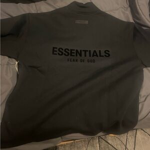 Essentials fear of god relaxed mockneck color: stretch limo